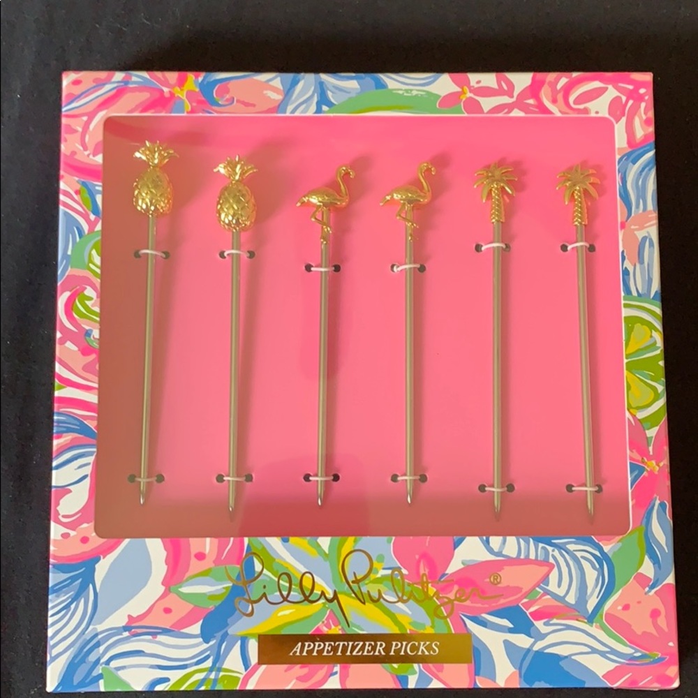 Lily Pulitzer appetizer picks!🍡🍍